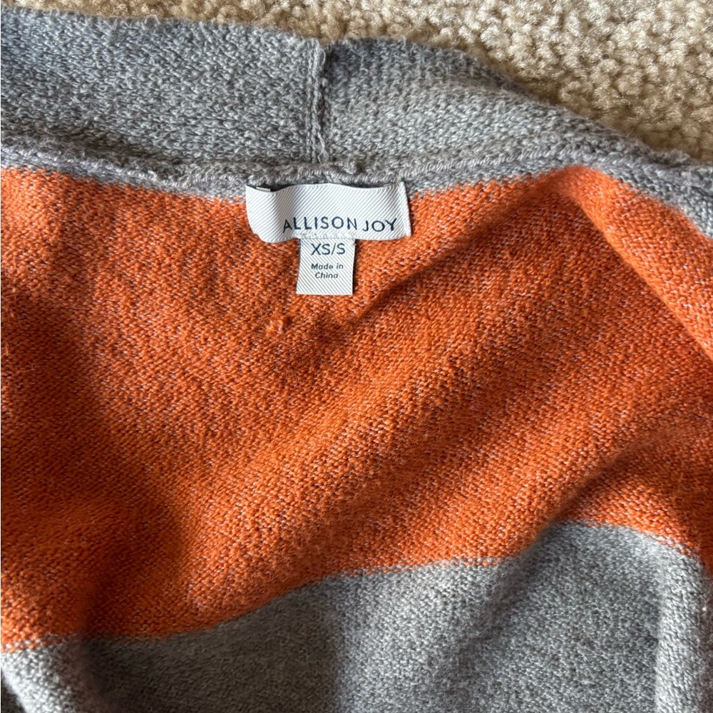 Colorblock Long Cardigan Sweater S - Picture 5 of 9